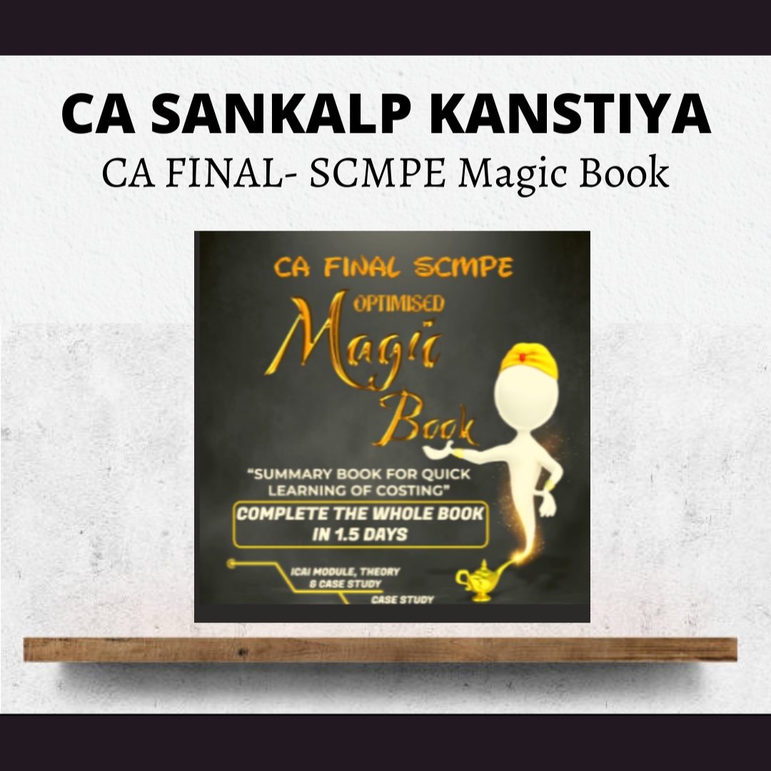CA Final SCMPE Magic Book